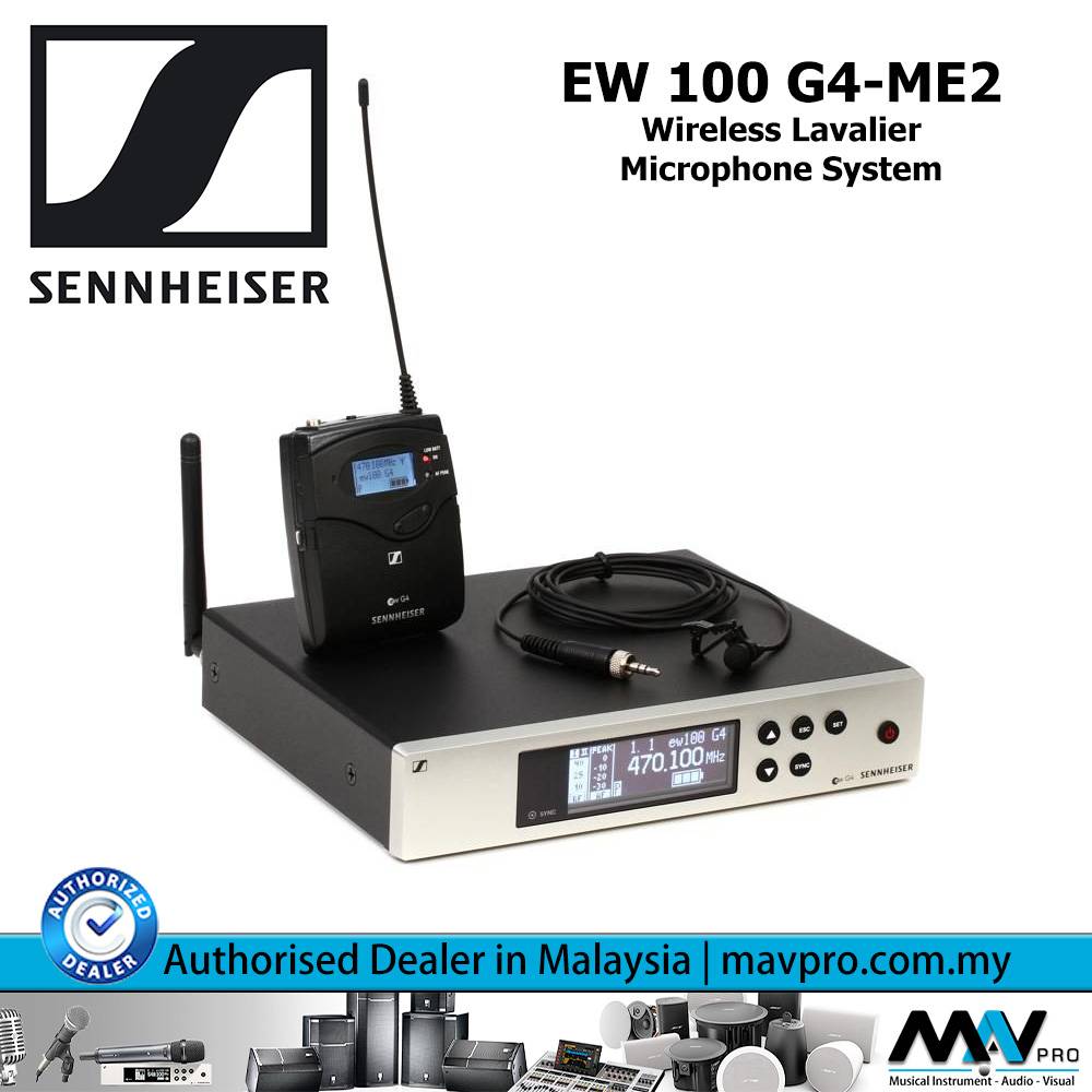 Sennheiser EW 100 G4ME2 Wireless Lavalier Microphone System